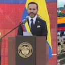 Presidente Abelardo De La Espriella llega al Batallón Pichincha para la toma de mando ante las Fuerzas Militares.