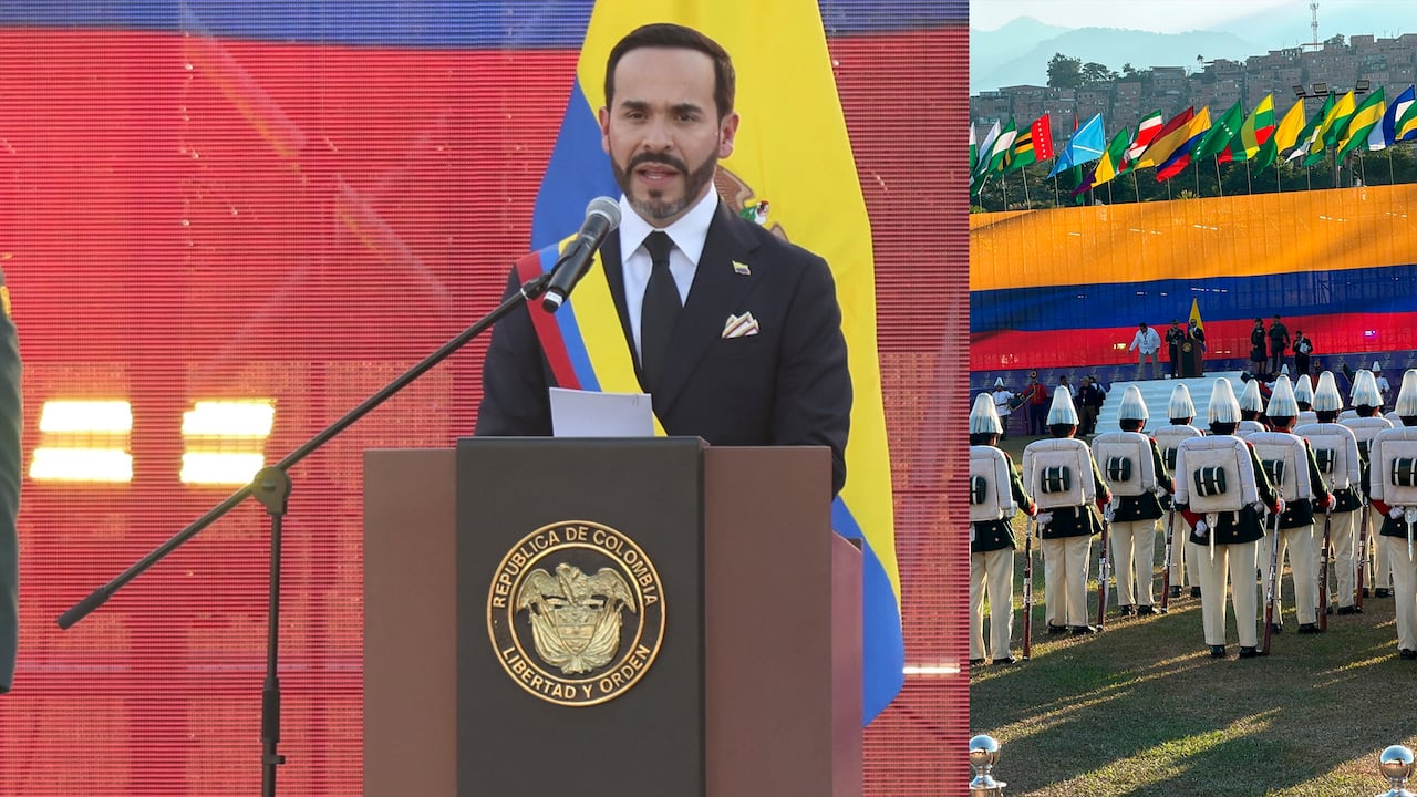 Presidente Abelardo De La Espriella llega al Batallón Pichincha para la toma de mando ante las Fuerzas Militares.