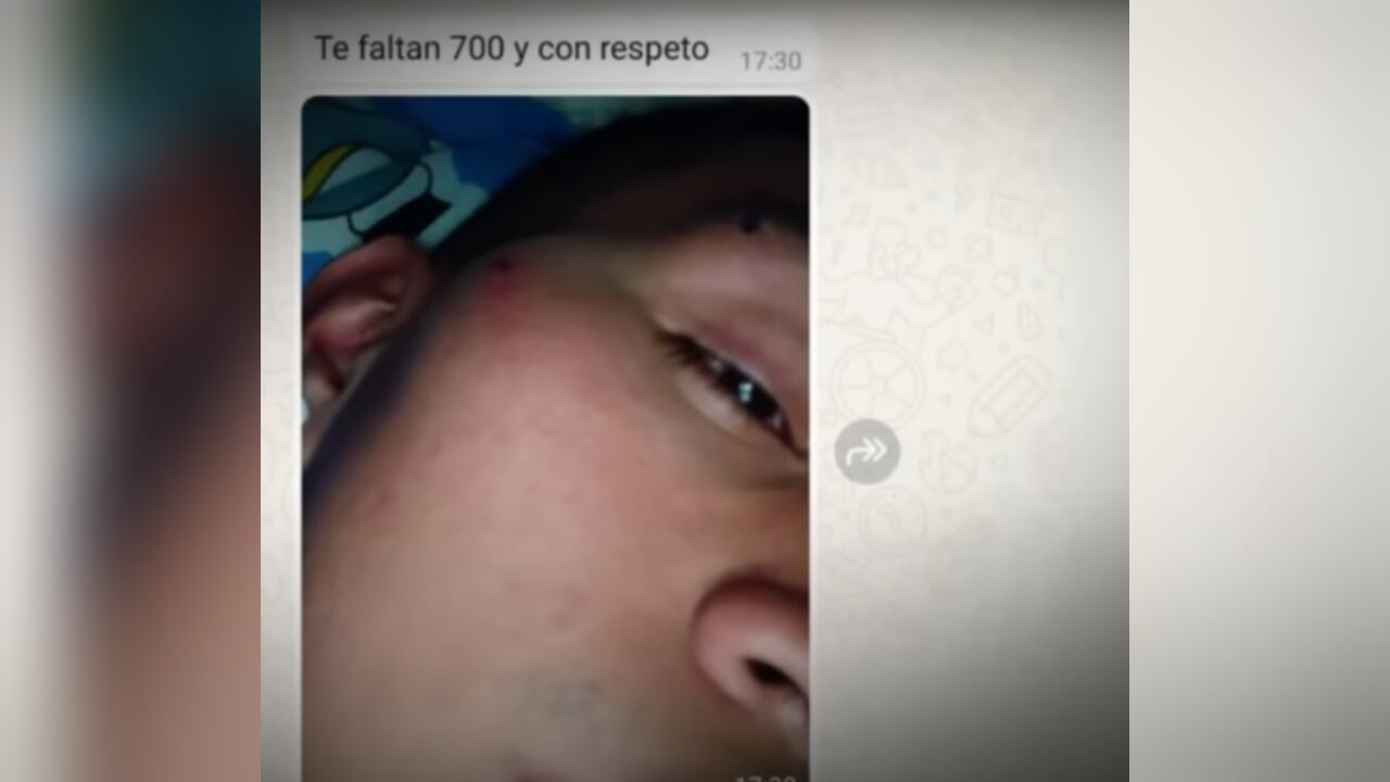 Al parecer, el sujeto le estaría exigiendo dinero a través del WhatsApp.