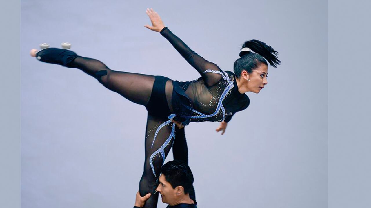 Carolina Otálora, fue una de las mejores patinadoras artísticas de Colombia.