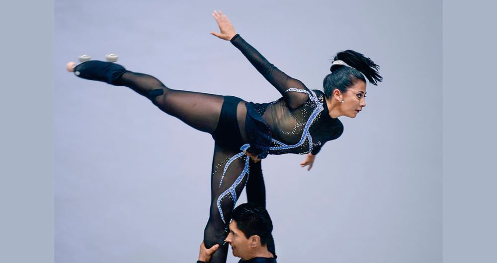 Carolina Otálora, fue una de las mejores patinadoras artísticas de Colombia. 