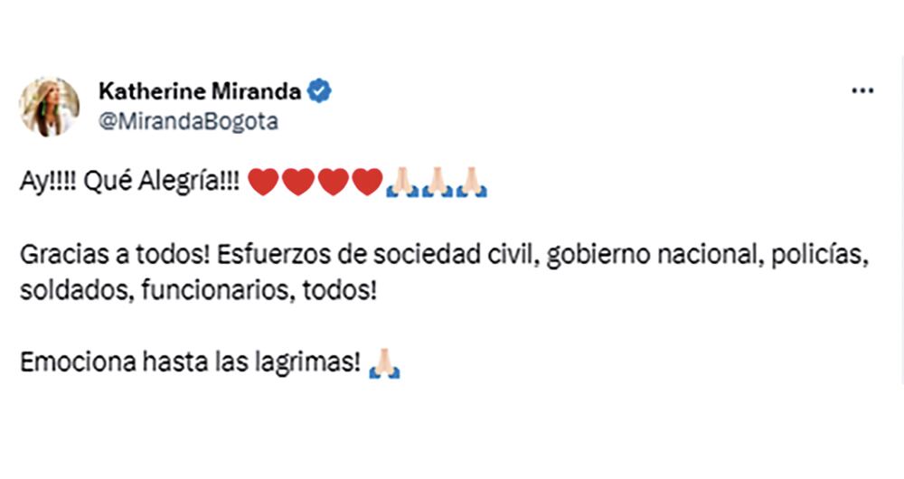 Representante a la Cámara, Katherine Miranda.