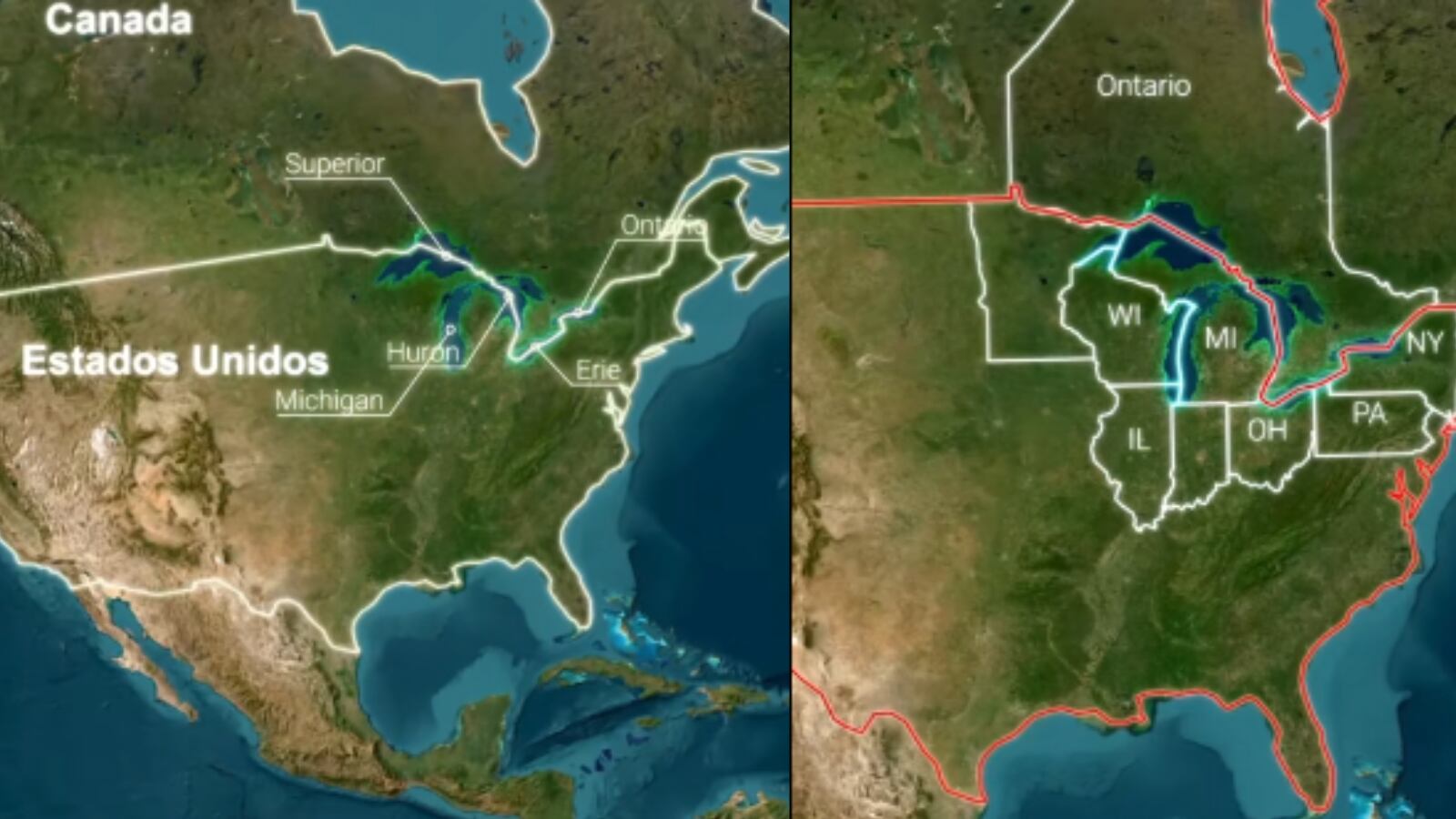 Se encienden las alarmas por aguas en Los Grandes Lagos de Estados Unidos