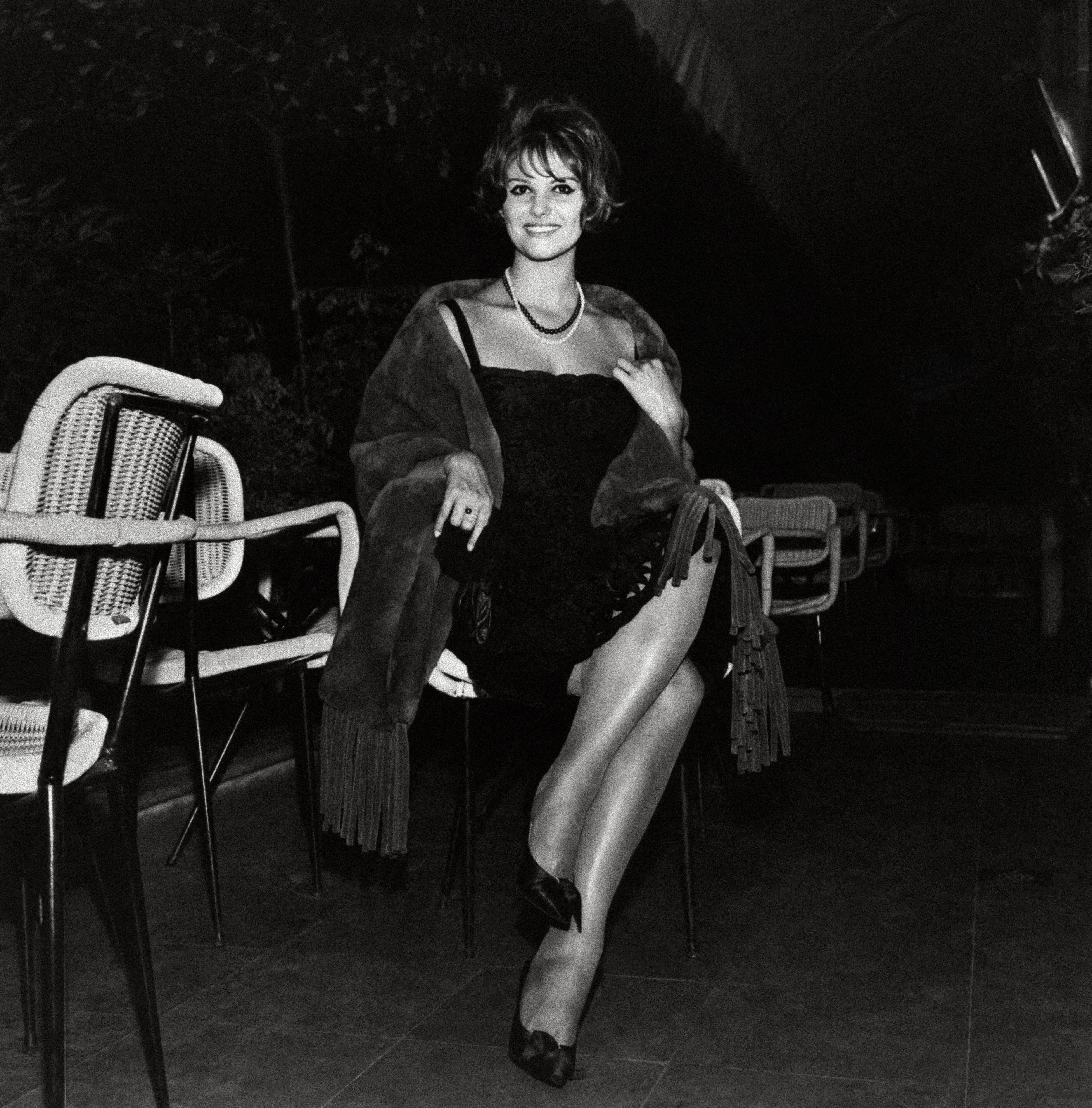Foto tomada el 1 de octubre de 1961 que muestra a la actriz italiana Claudia Cardinale.