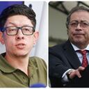 Jorge Enrique Robledo, Daniel Rojas y Gustavo Petro.