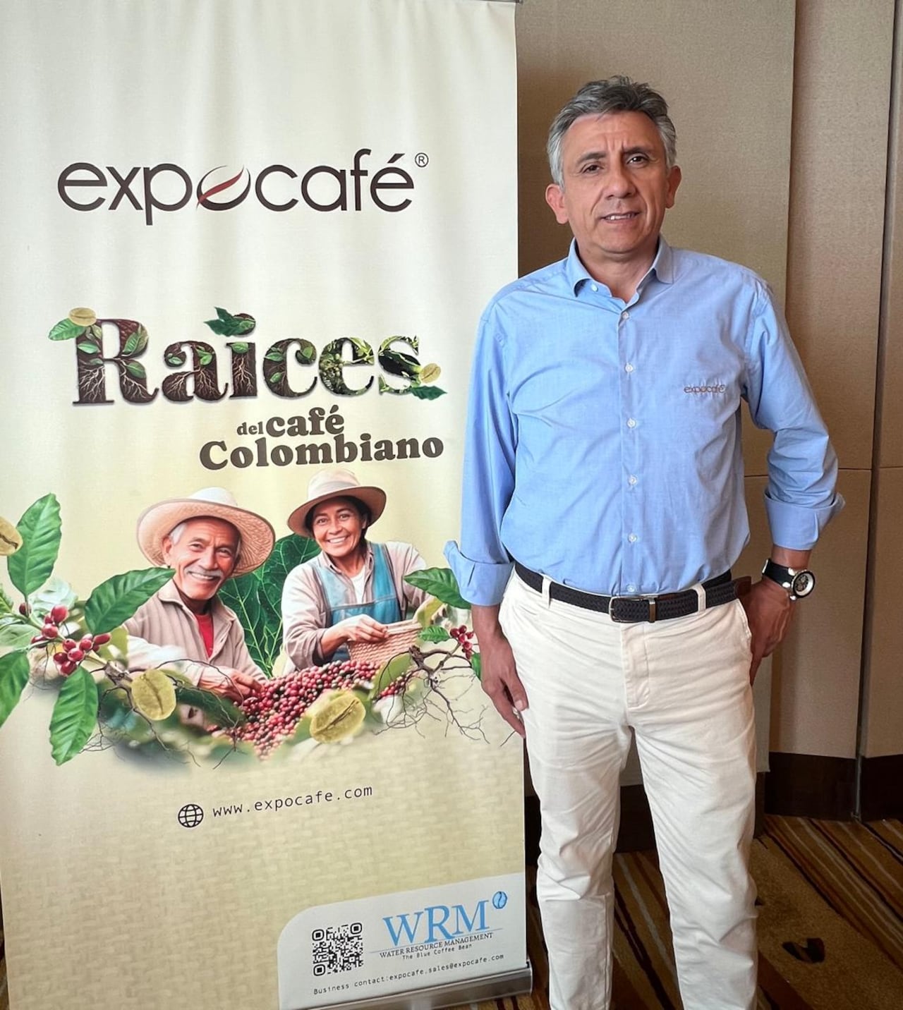 Rodrigo Fonseca, gerente general de Expocafé, la exportadora de la cooperativas de Colombia