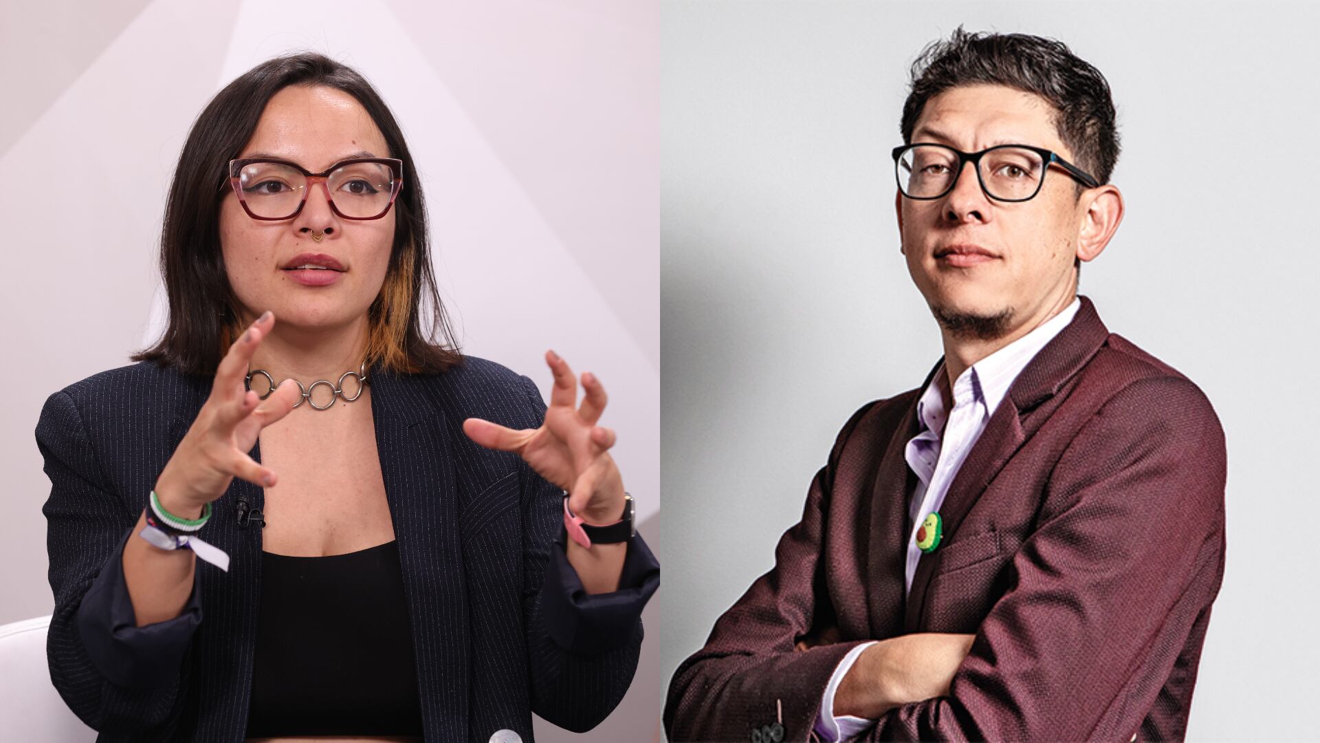 Jennifer Pedraza y Daniel Rojas.