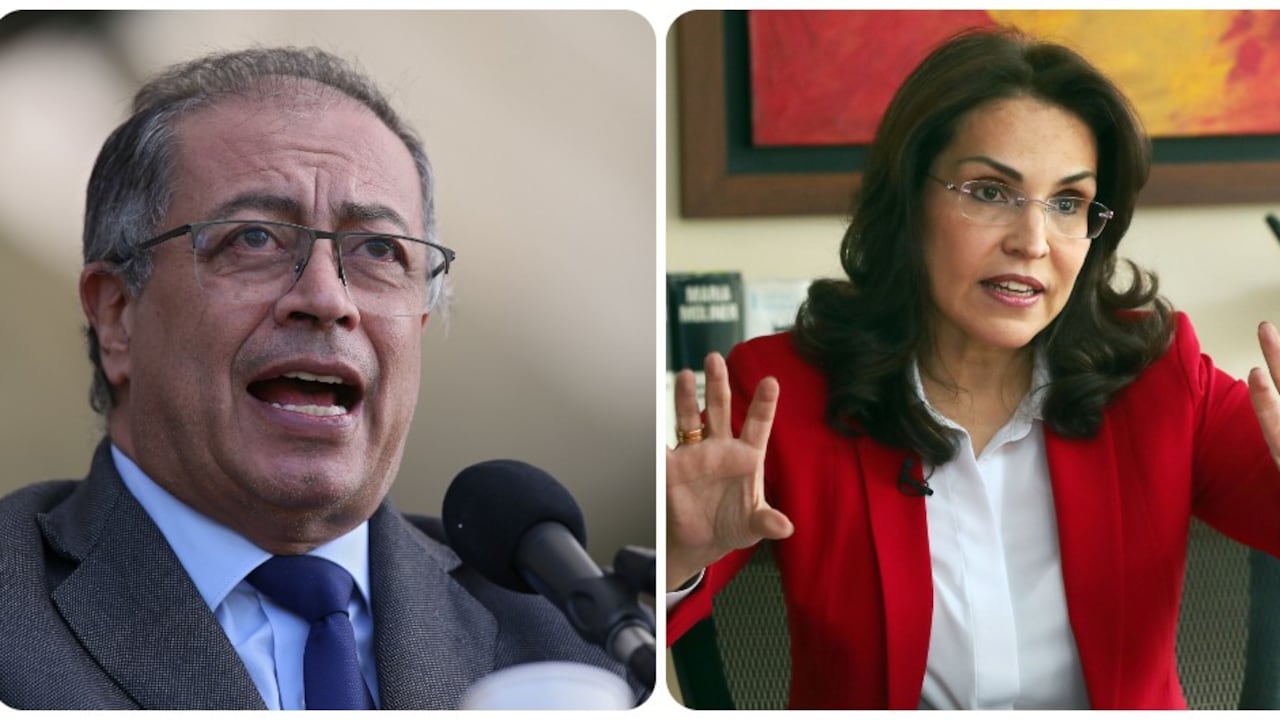 Gustavo Petro y Viviane Morales.