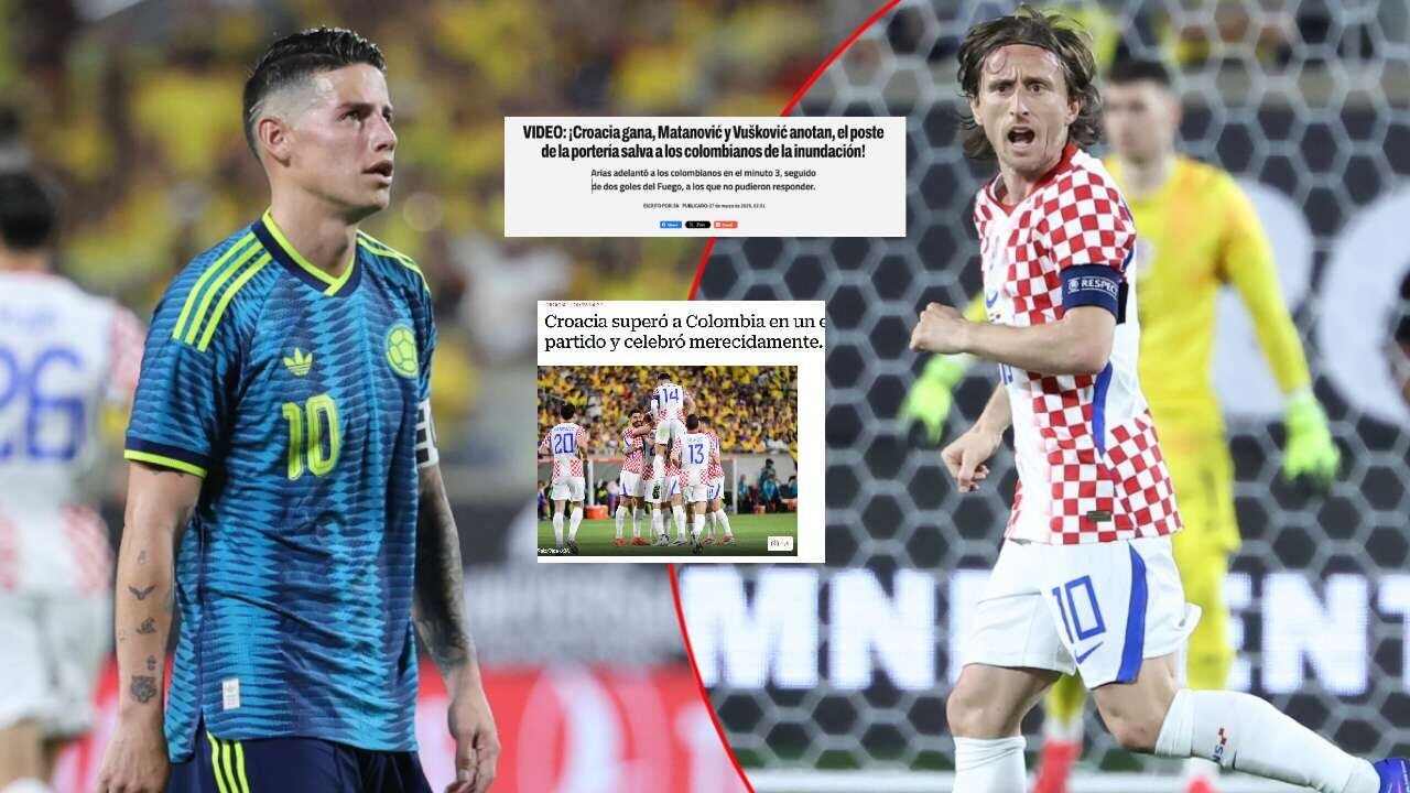 James Rodríguez y Luka Modric.