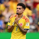 Luis Díaz sumido en la tristeza por la eliminación de Colombia del Mundial 2026