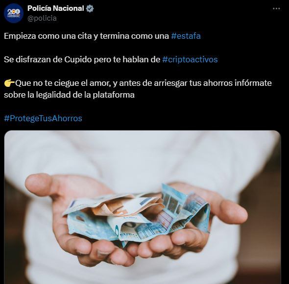 La Policía de España alertó sobre una nueva modalidad de estafa.