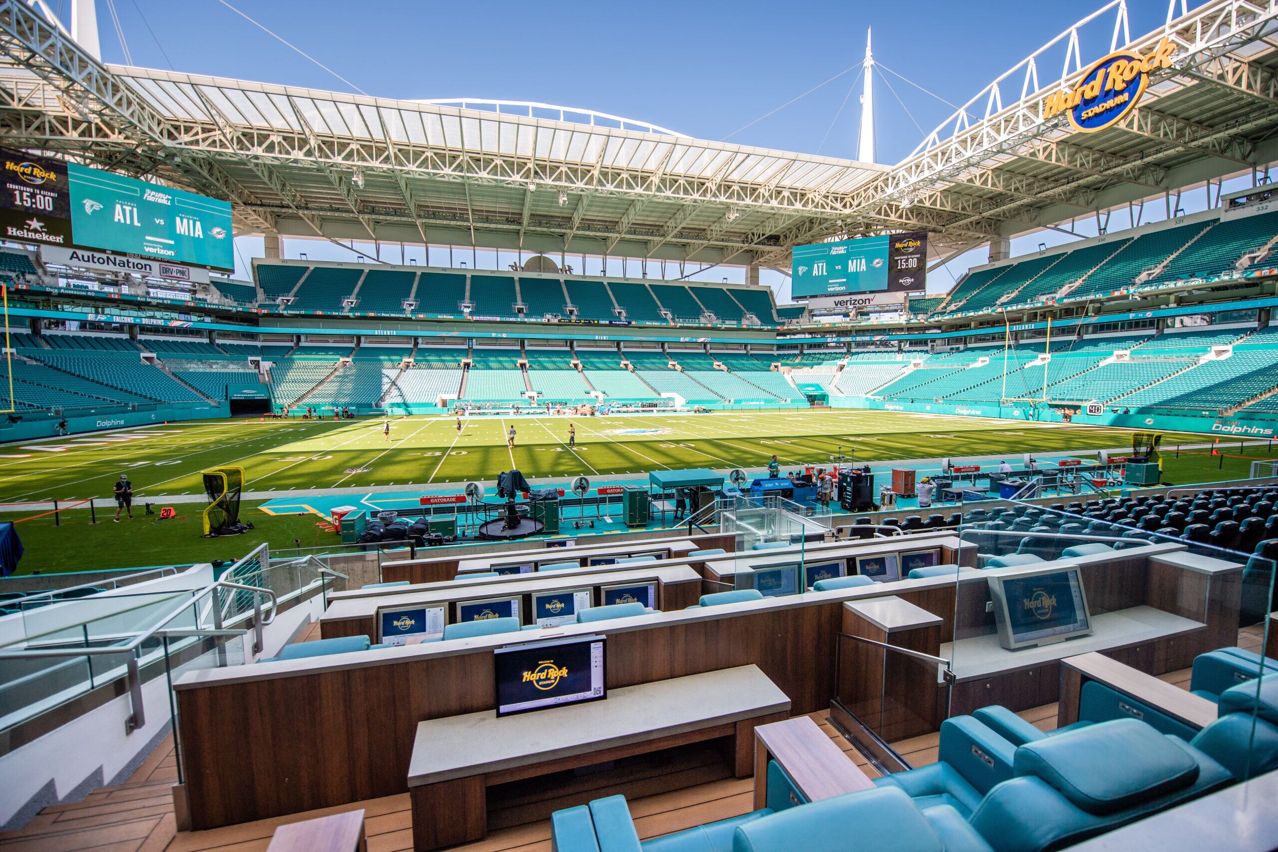 Sillas exclusivas en el Hard Rock Stadium