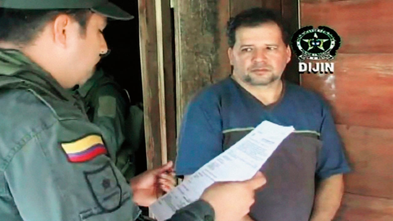 Rivera, en la captura de alias Don Mario.
