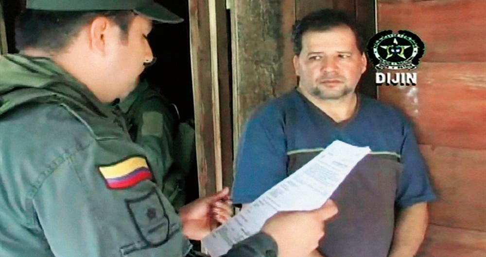 Rivera, en la captura de alias Don Mario.