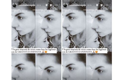 Carolina Cruz llora por su hijo Salvador