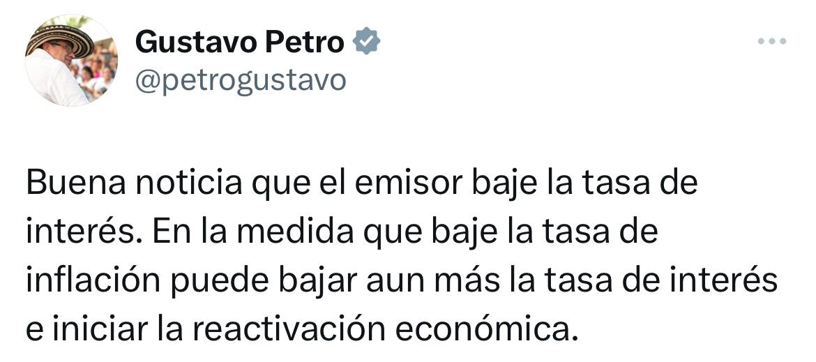 Trino presidente Gustavo Petro