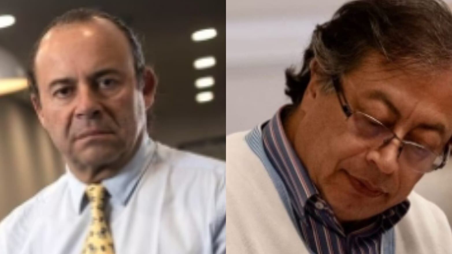 Luis Guillermo Echeverri y Gustavo Petro