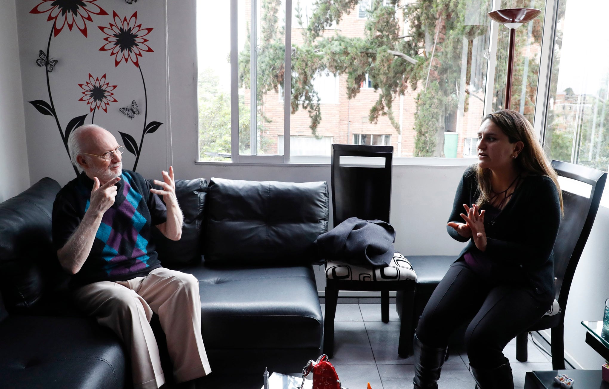 Doblemente Aislados lengua de señas