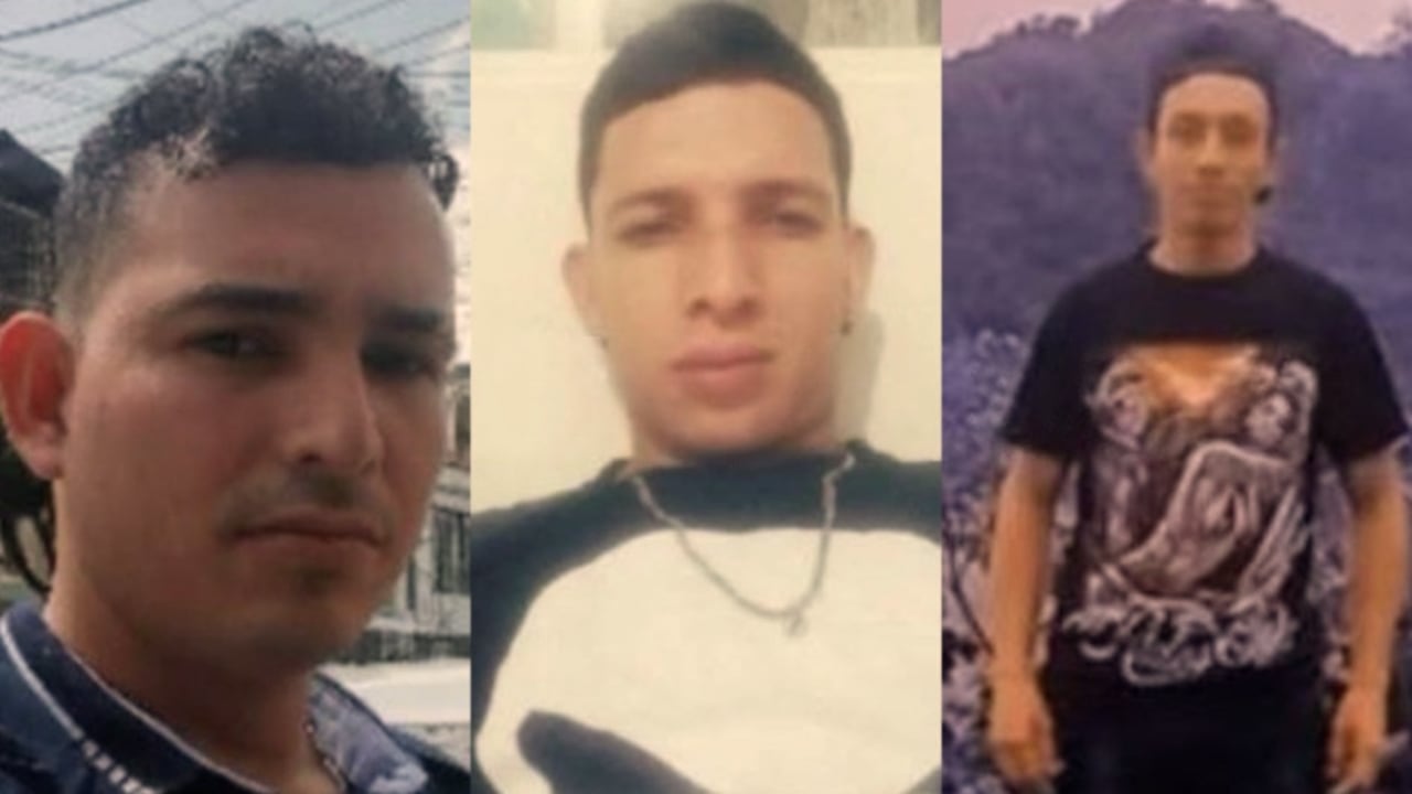 Los hermanos Marco Tulio López Osorio, de 30 años, Lorenzo, de 32, y Damián, de 33, fueron asesinados en Marquetalia, Caldas.