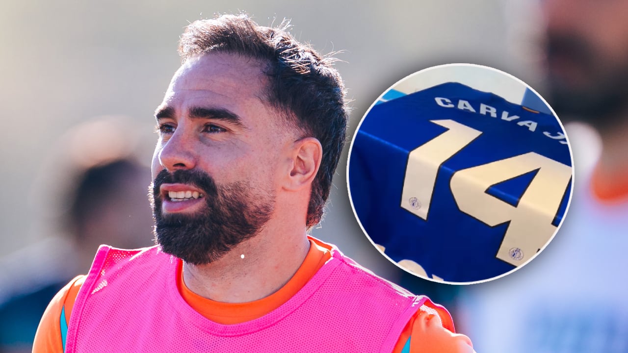 Dani Carvajal ya está entrenando como nuevo jugador del Getafe