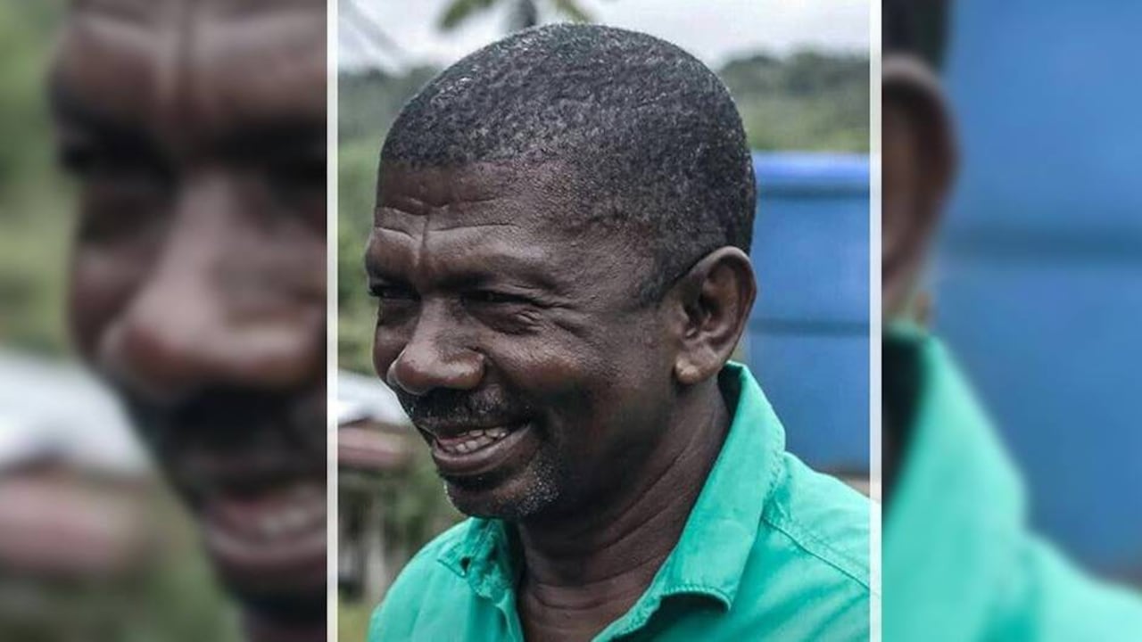 Temístocles Machado, líder de Buenaventura asesinado. Cortesía: Elizabeth Otálvaro, Pacifista.