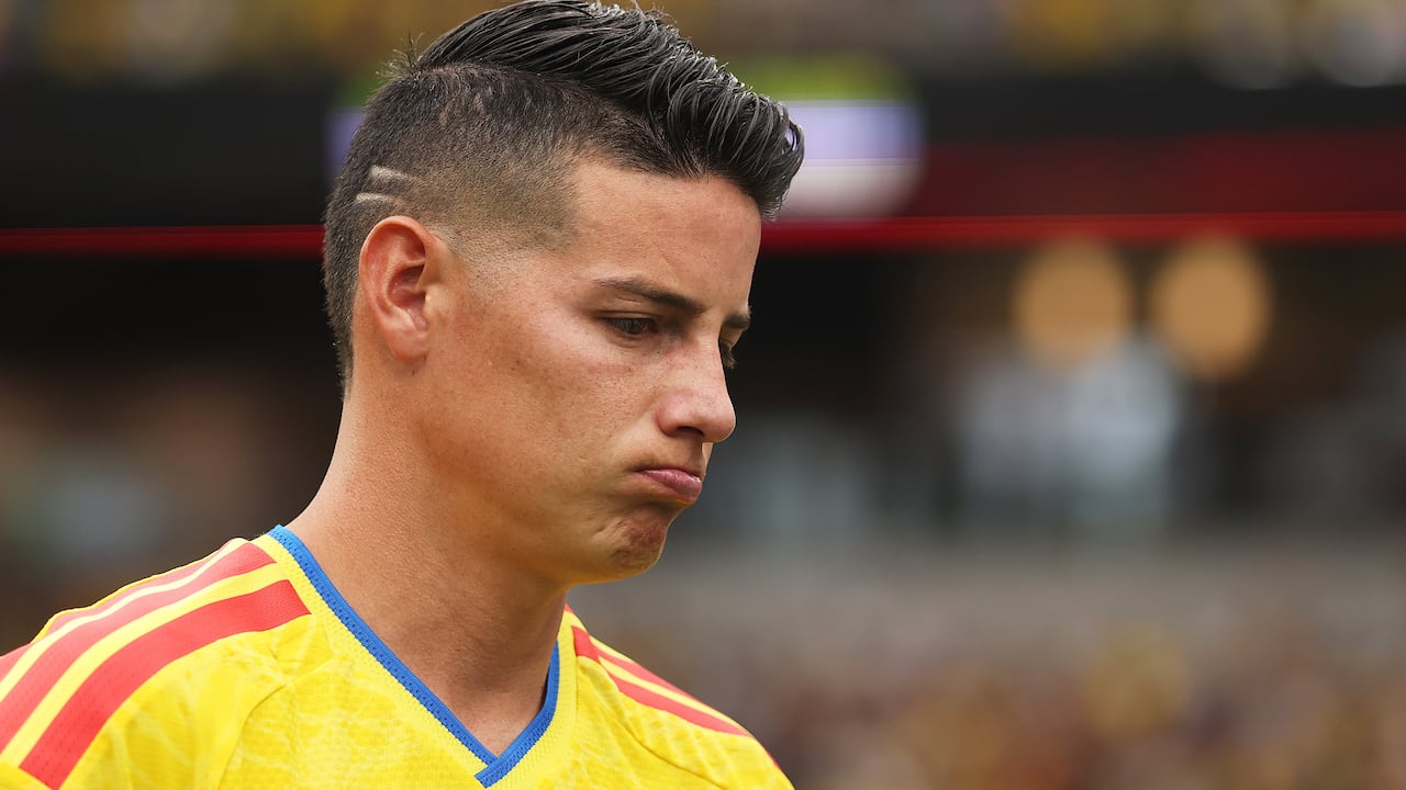 James Rodríguez, capitán y volante de la Selección Colombia.
