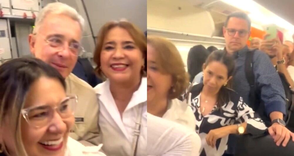 Uribe en vuelo