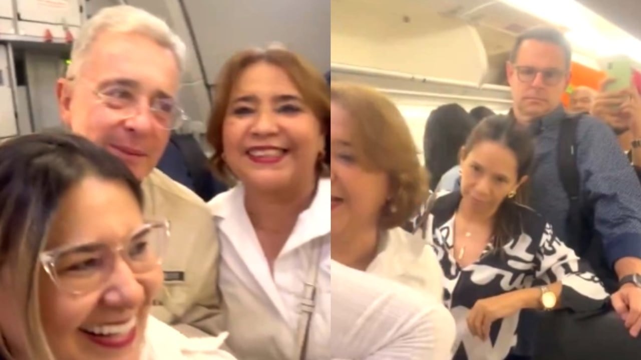 Momentos de lo ocurrido en el vuelo.