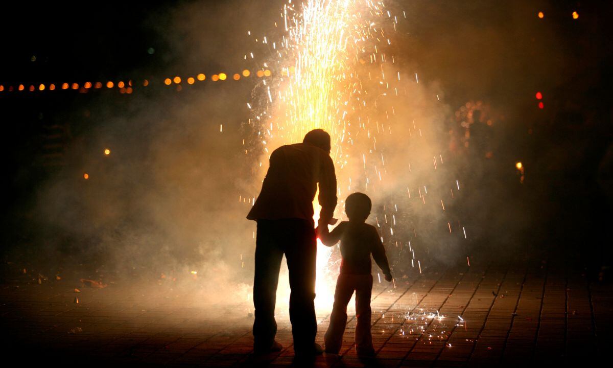 Quemados con pólvora.