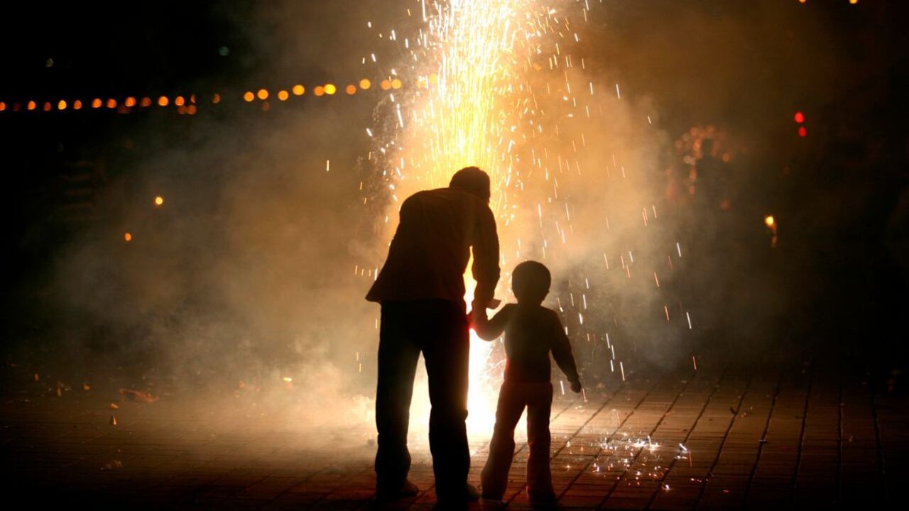 Quemados con pólvora.