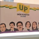 La Unión Patriótica ha resurgido en varios municipios del país, como lo muestra esta mural en Soledad (Atlántico).
