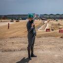 Las obras de adecuación del suelo en el patio taller registran a la fecha un avance del 68,37 %