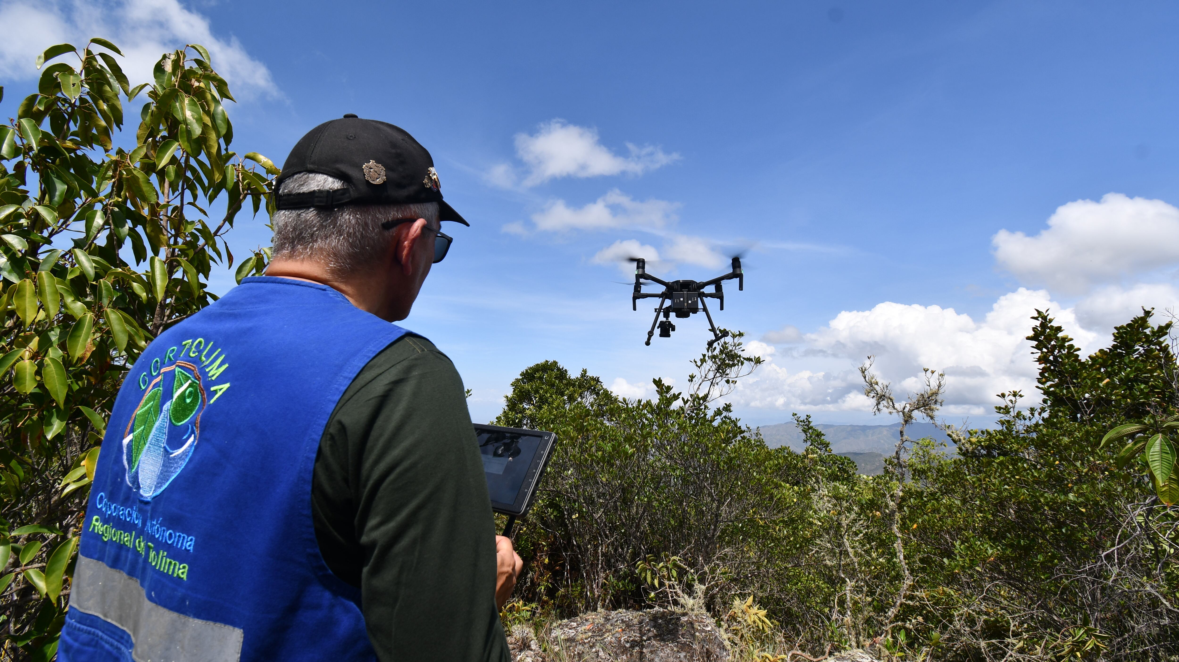 Para Cortolima la tecnología no es una promesa, sino una realidad. Los drones ya se utilizan para hacer monitoreo ambiental.