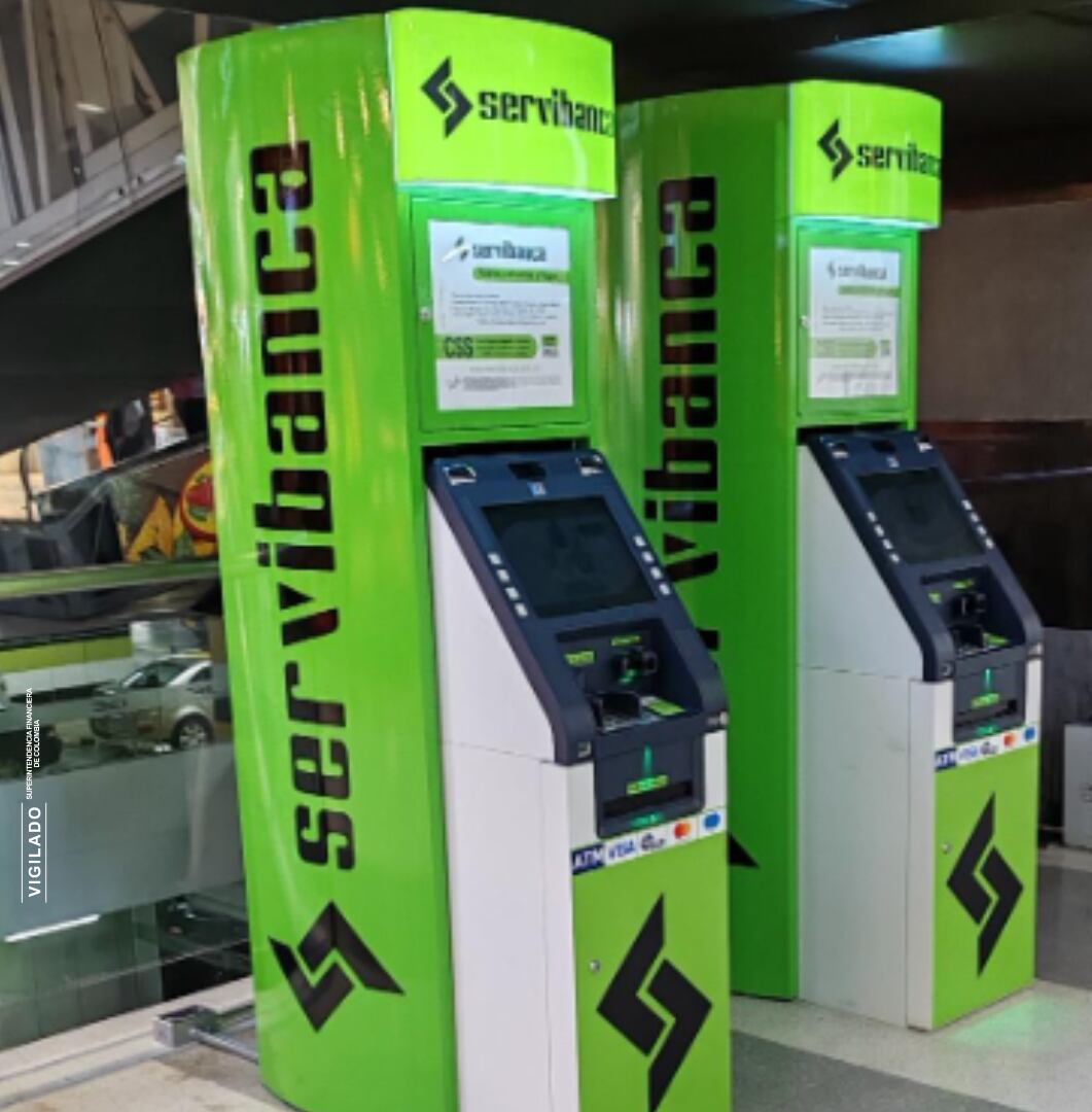 Topper - Cajero automático de Servibanca