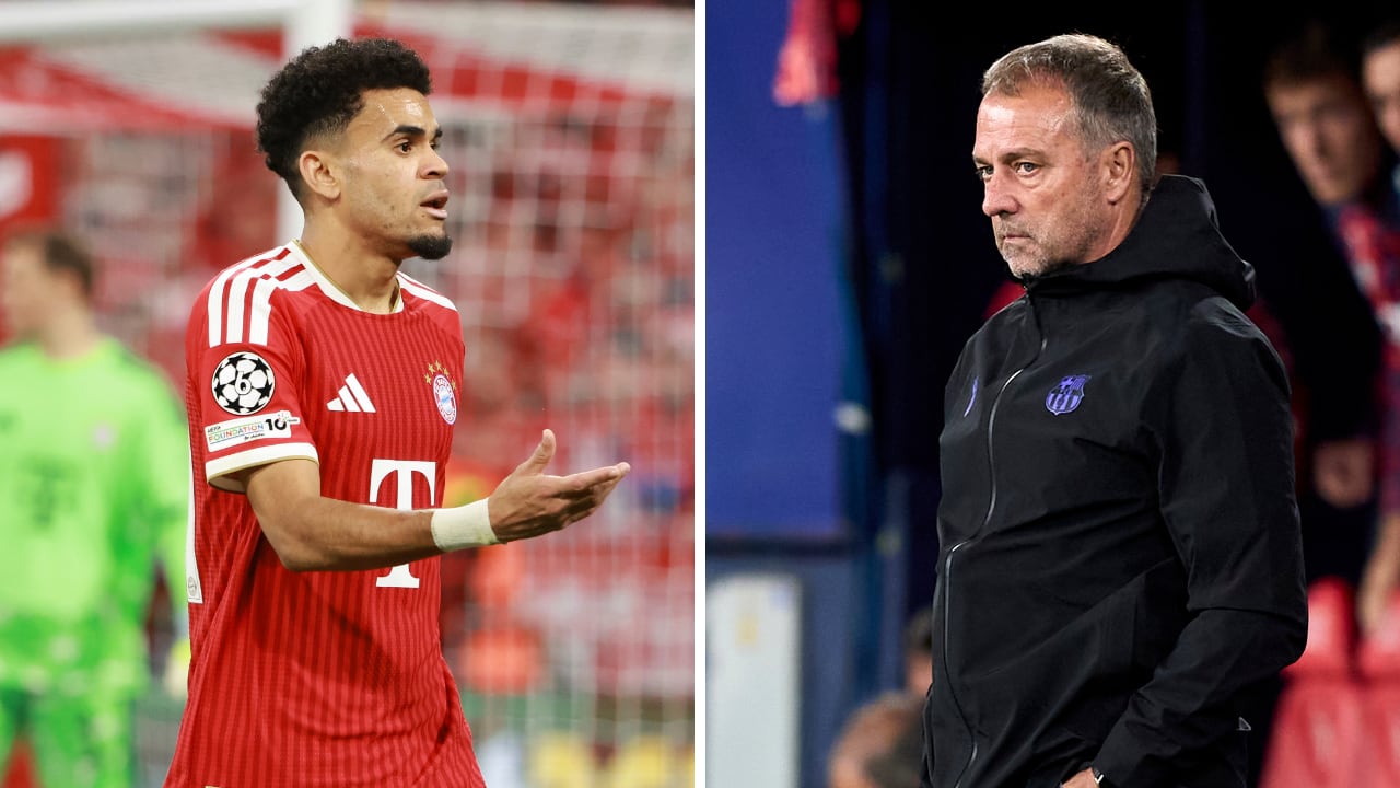 Hay un debate en España, tras la estelar temporada de Luis Díaz (izq.) con Bayern Múnich: ¿Y si Barcelona contrataba al guajiro?