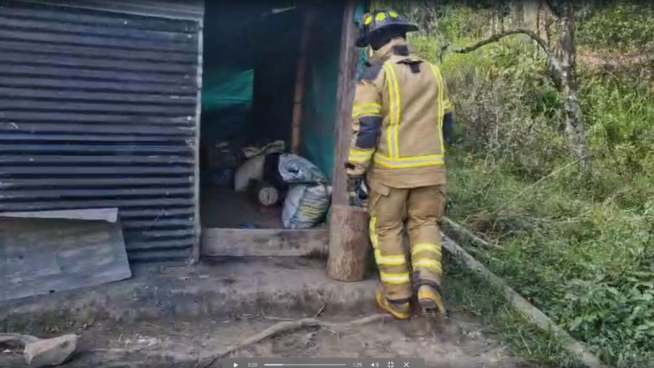 La persona herida fue trasladada a un centro médico.