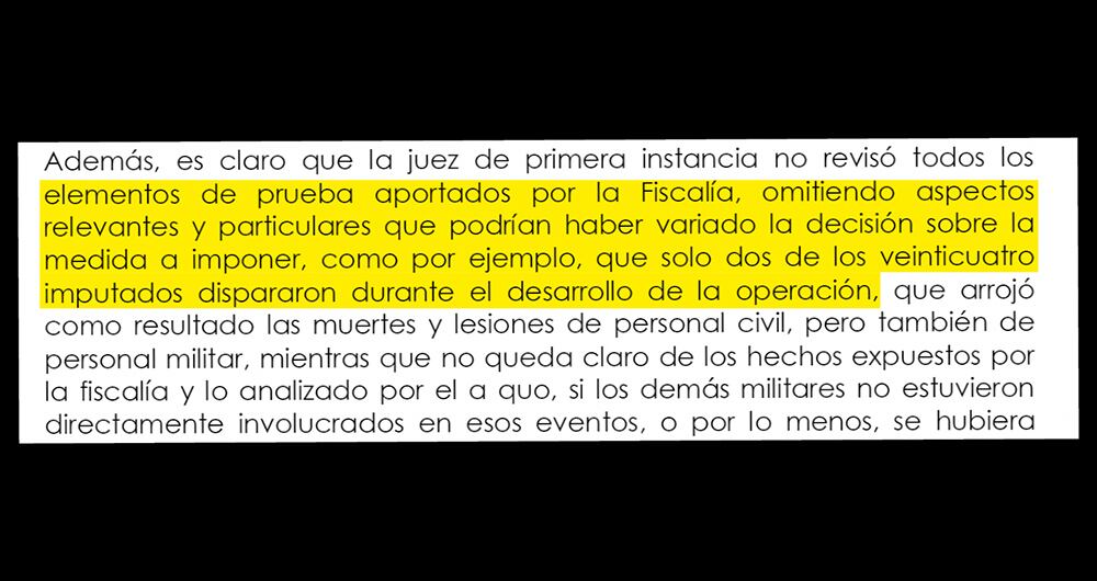 Elementos de prueba aportados.