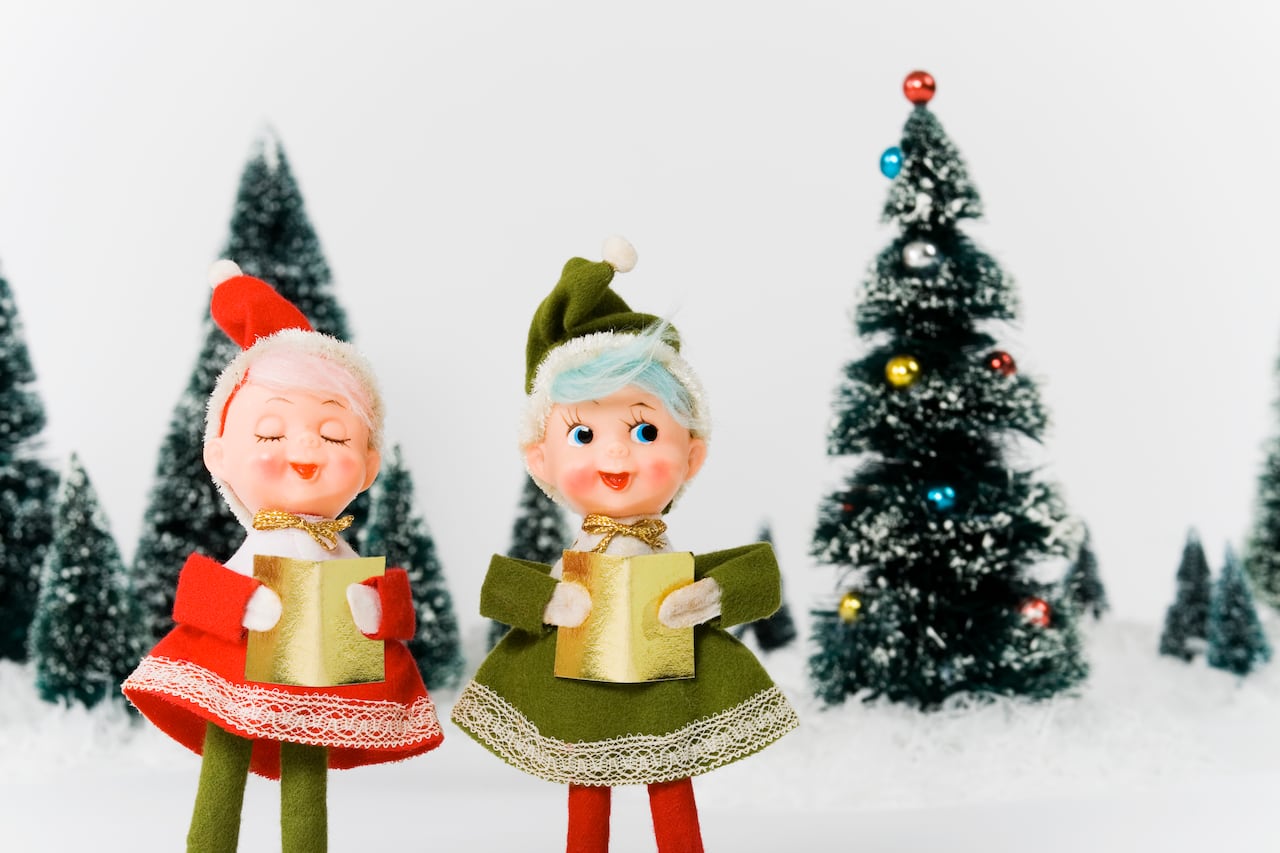 Decoraciones de Navidad.