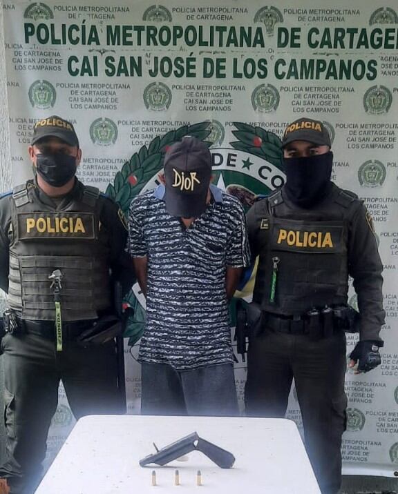 Capturado por porte ilegal de armas