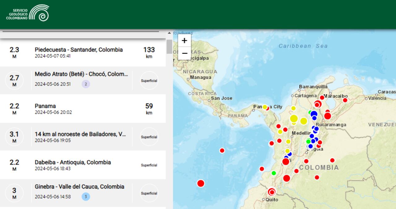 El departamento de Santander es la región del país donde más se registran temblores.