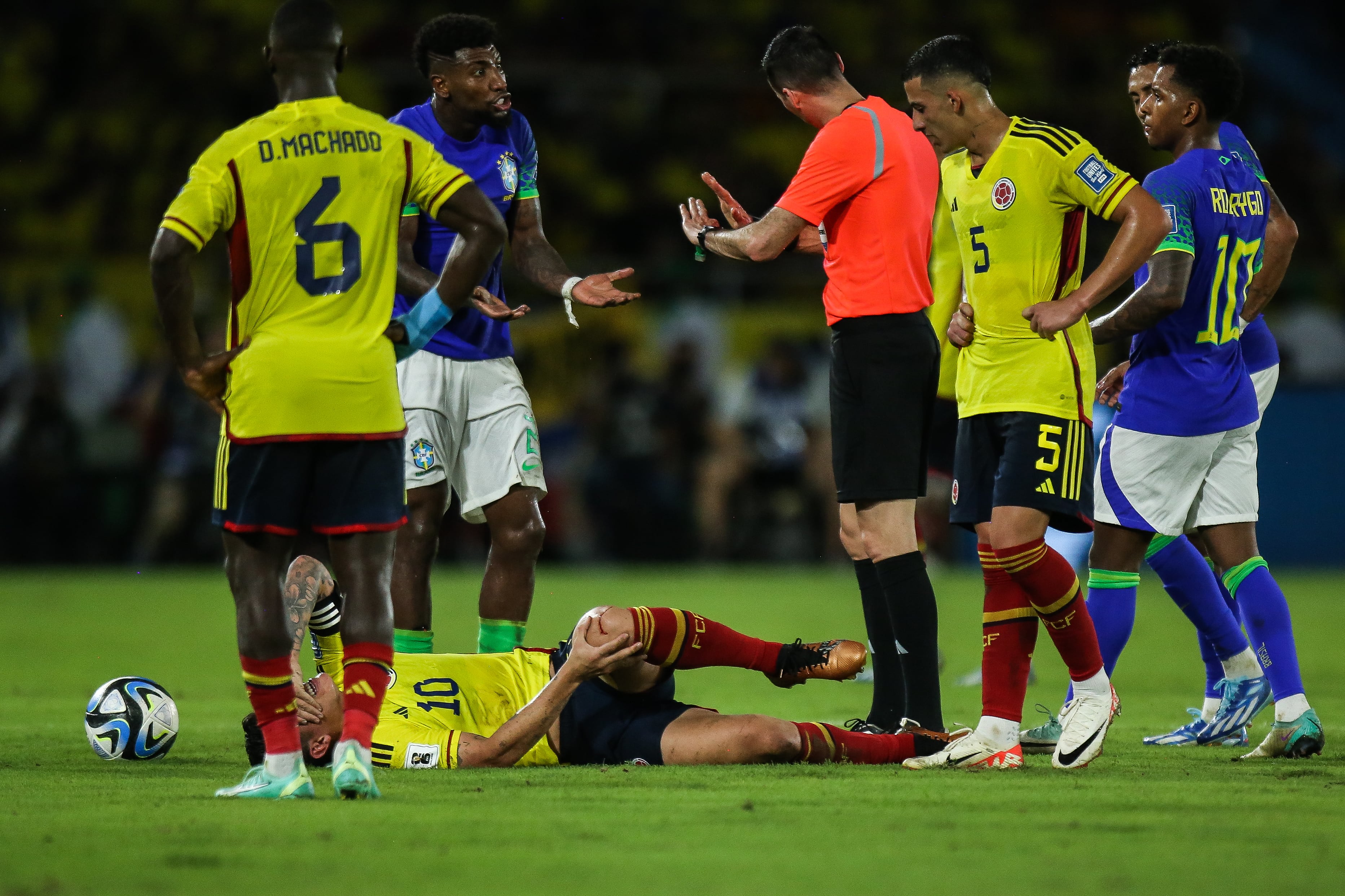 Partido Colombia vs Brasil en Estadio Metropolitano de Barranquilla