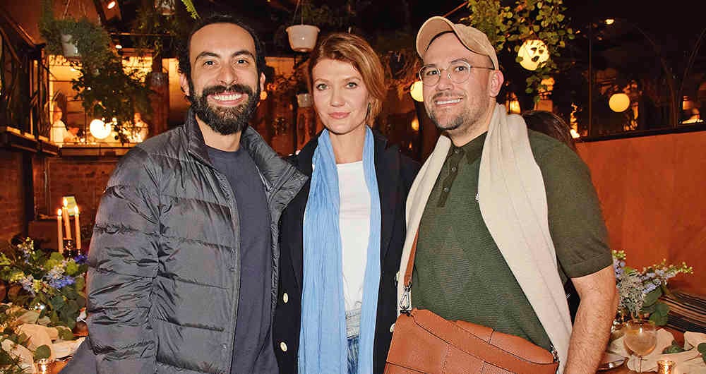 Rafael Pava, Maya Memovic y Fabián Hirose.