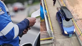 El vehículo implicado recibirá múltiples sanciones debido a sus acciones cometidas
