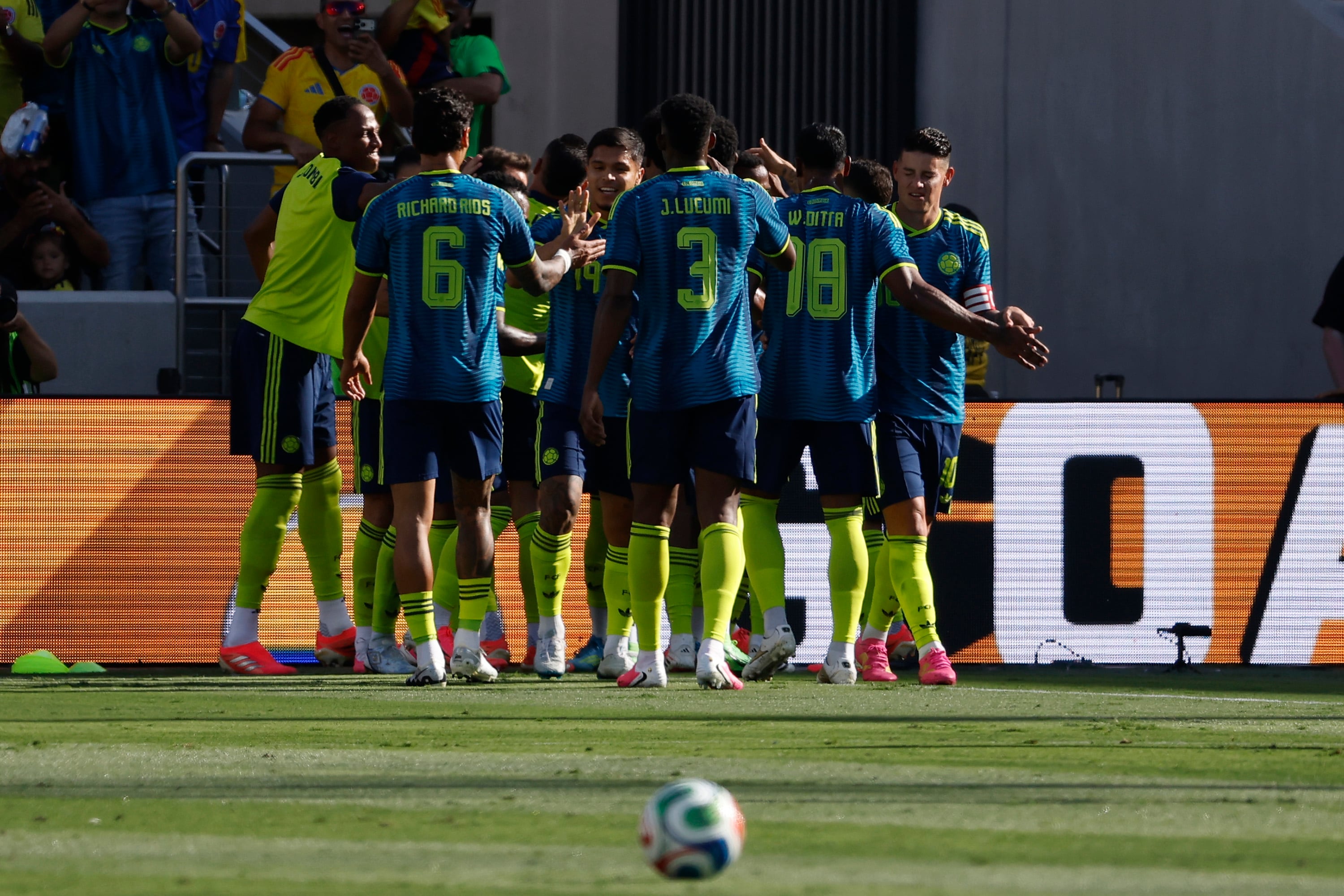 Colombia gana parcialmente contra Jordania