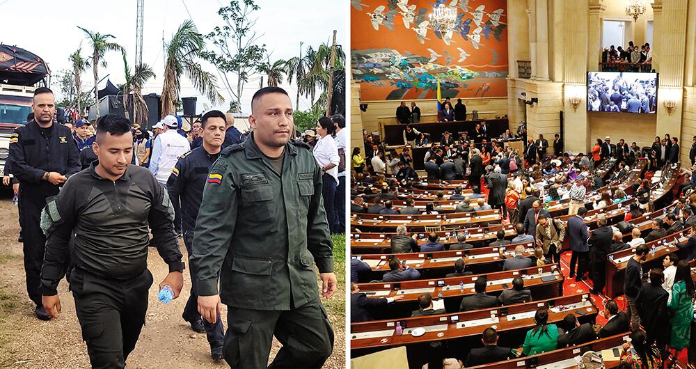   El orden público empeora en muchas zonas del país, al tiempo que la Policía es asediada y el Congreso se divide ante las polémicas reformas sobre las que deberá debatir.