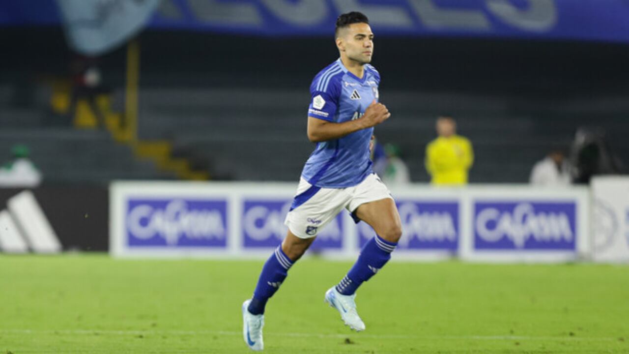 Falcao García en su vuelta a la acción con Millonarios