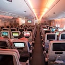 La cabina del avión vivió momentos de pánico