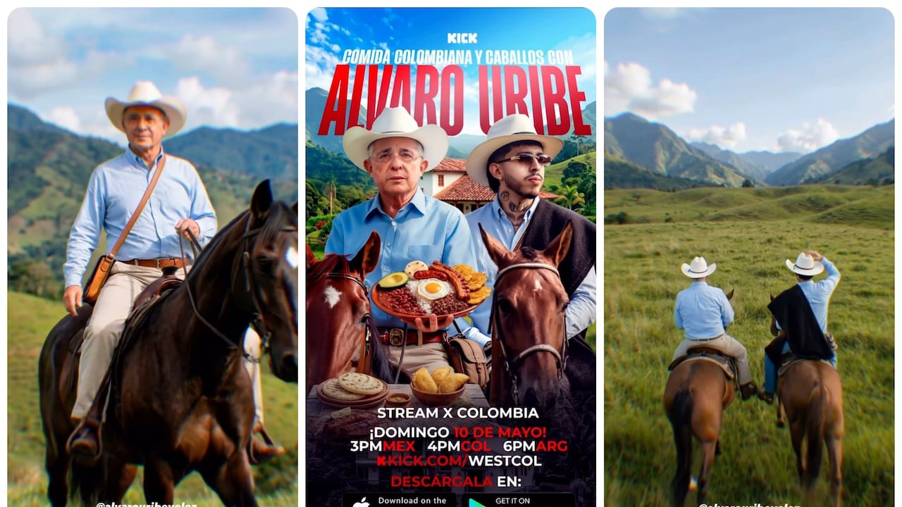 Caballos y política: los detalles del próximo "stream" entre WestCOL y Álvaro Uribe