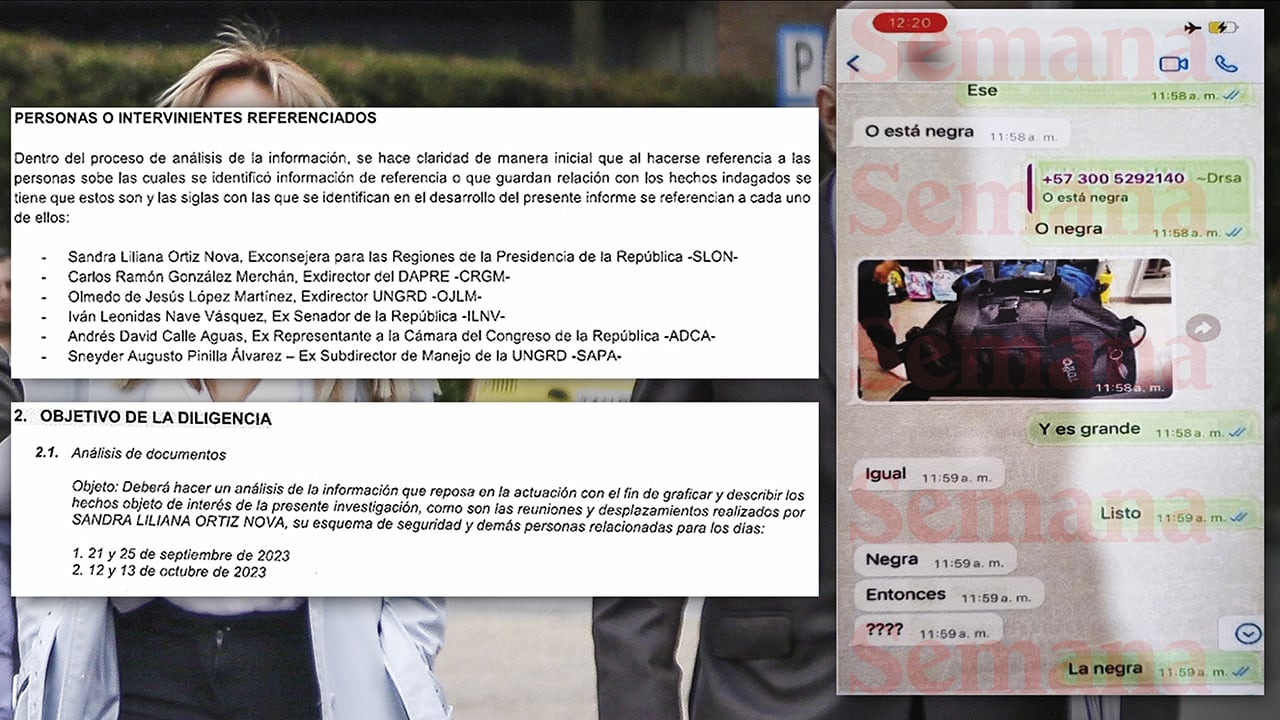 Sandra Ortiz ha negado esa versión, pero pruebas conocidas por SEMANA pondrían en duda su relato.