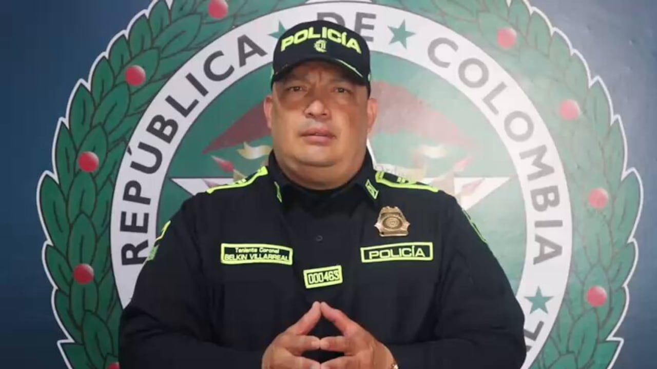 Teniente coronel Belkyn Villarreal, comandante operativo de la Policía de Barranquilla.